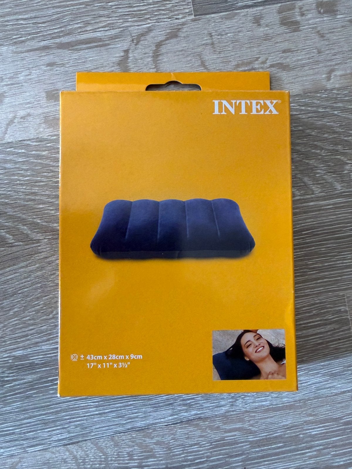 Intex Opblaasbaar Kussen - Ideaal voor Reizen en Kamperen, Ophalen of Verzenden, Nieuw
