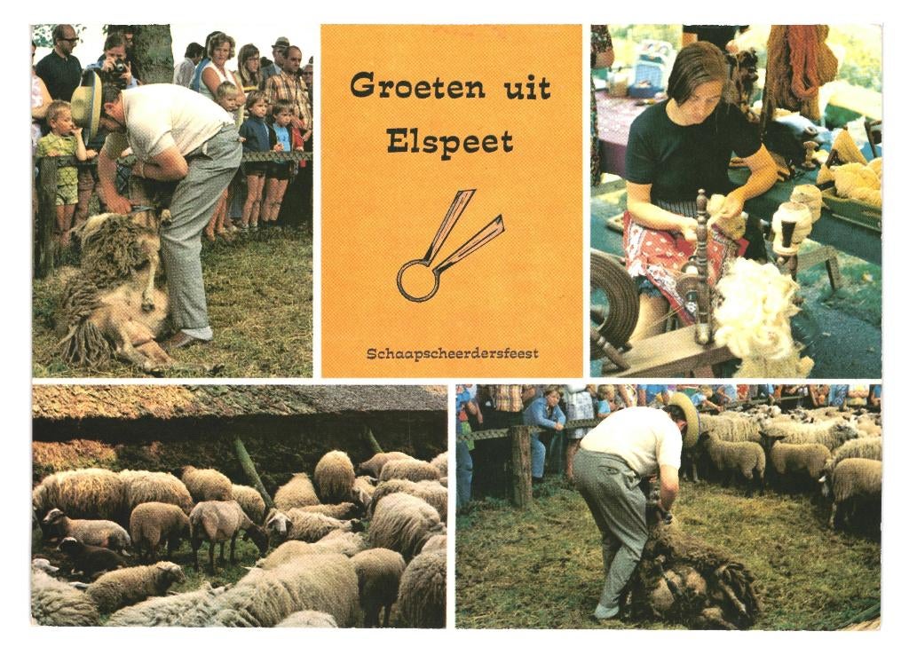 802022 Elspeet Gld 1976 Gelopen met postzegel, Ophalen of Verzenden, 1960 tot 1980, Gelopen, Gelderland