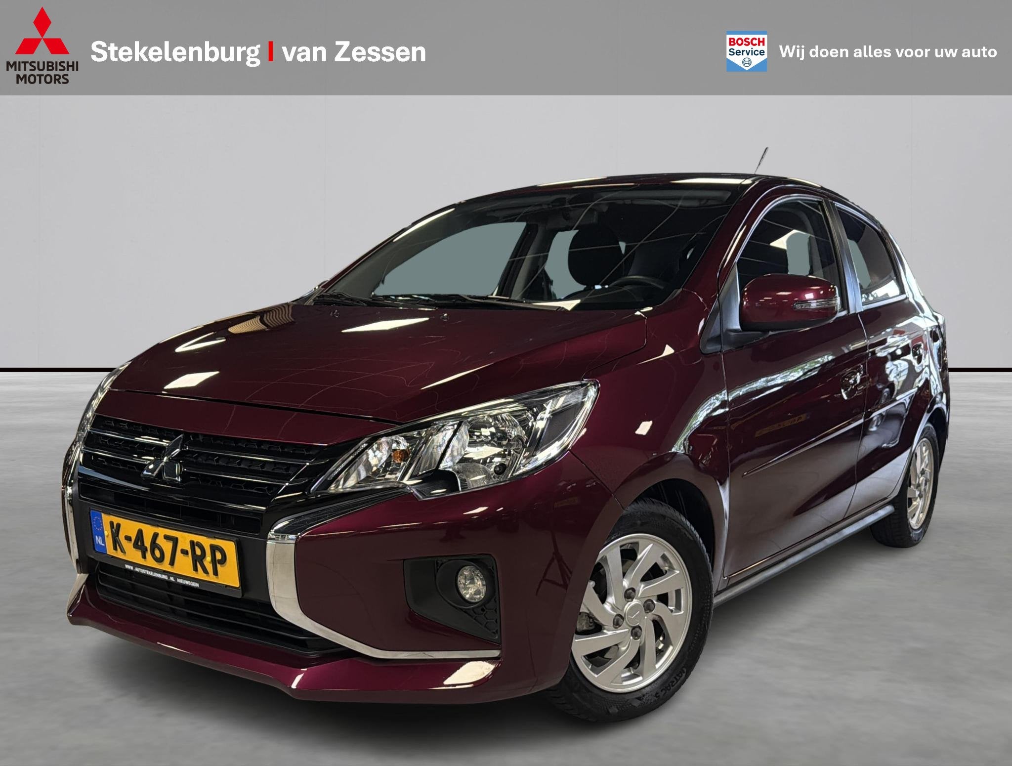 Mitsubishi Space Star 1.2 Nova Trekhaak, Parkeersensoren, 4, Stof, Gebruikt, Origineel Nederlands, Bedrijf