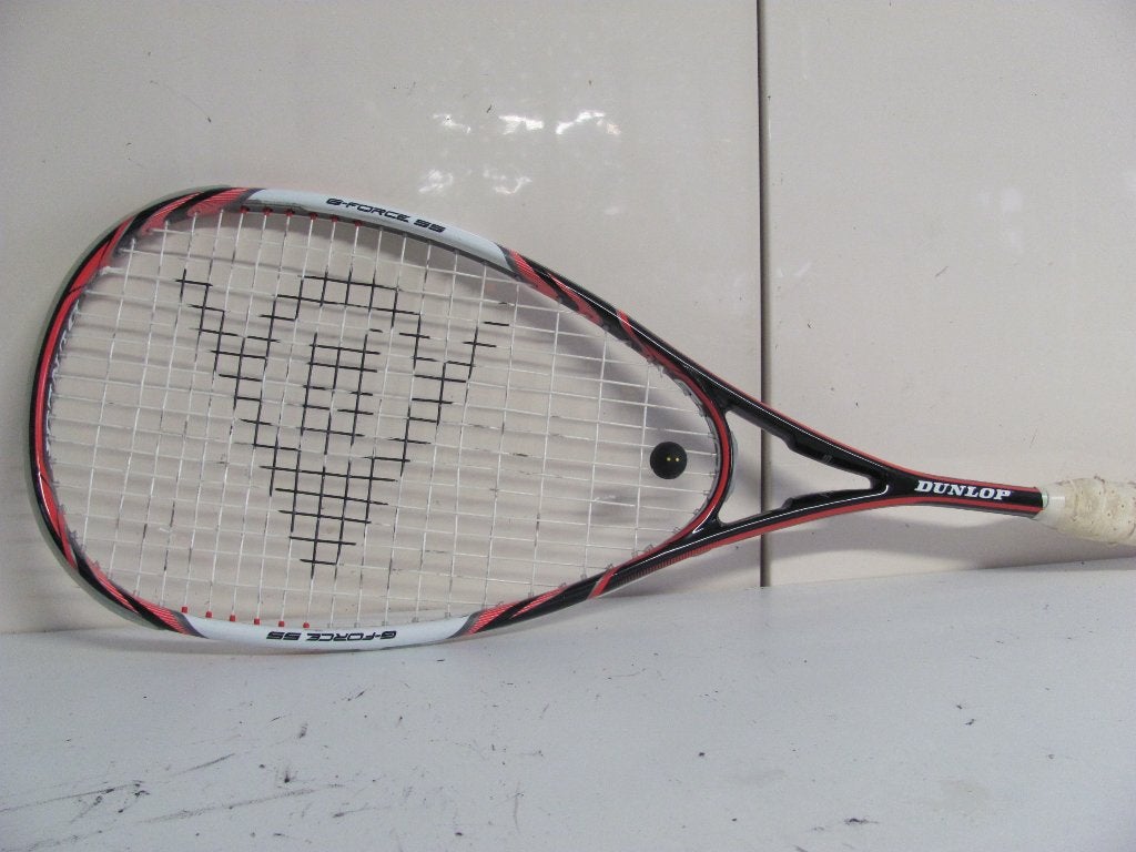 squashracket van Dunlop de G-force 55, Ophalen of Verzenden, Zo goed als nieuw, Racket, Met hoes
