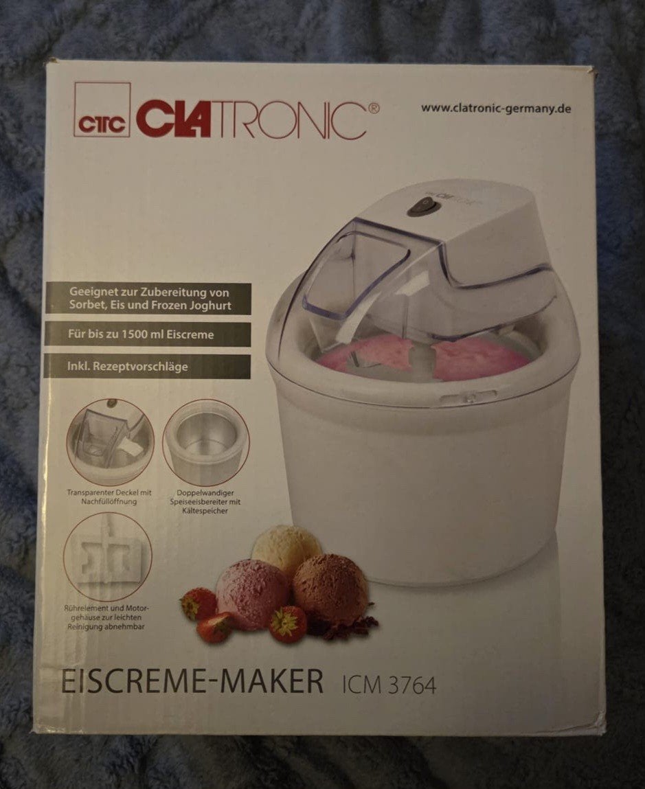 Clatronic ijsmachine ICM 3764 NIEUW, Ophalen of Verzenden, Nieuw