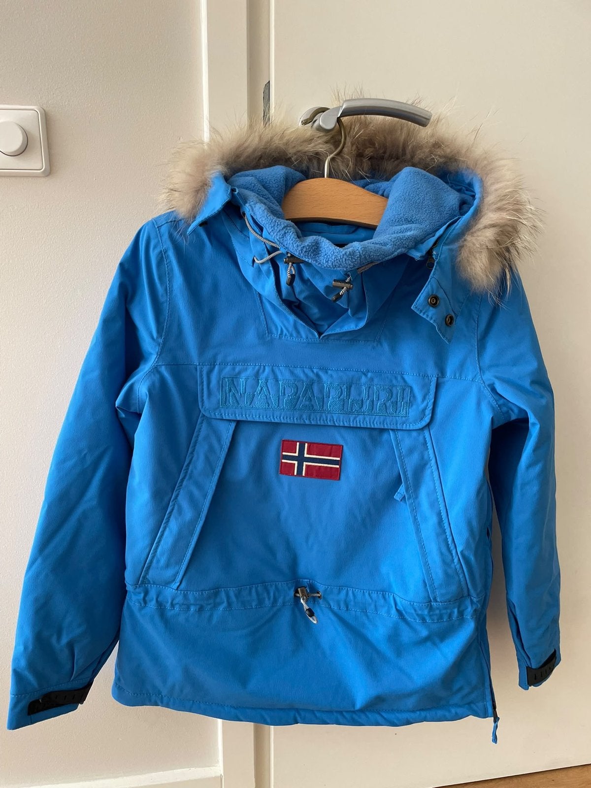 Napapijri jas maat M, Ophalen of Verzenden, Zo goed als nieuw, Zwart