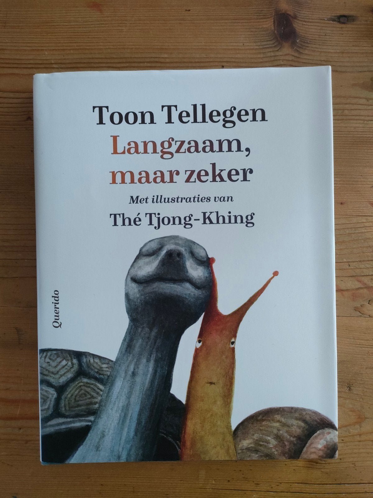 Toon Tellegen - Langzaam, maar zeker, Boeken, Overige Boeken, Ophalen of Verzenden, Zo goed als nieuw, Toon Tellegen; Thé Tjong-Khing