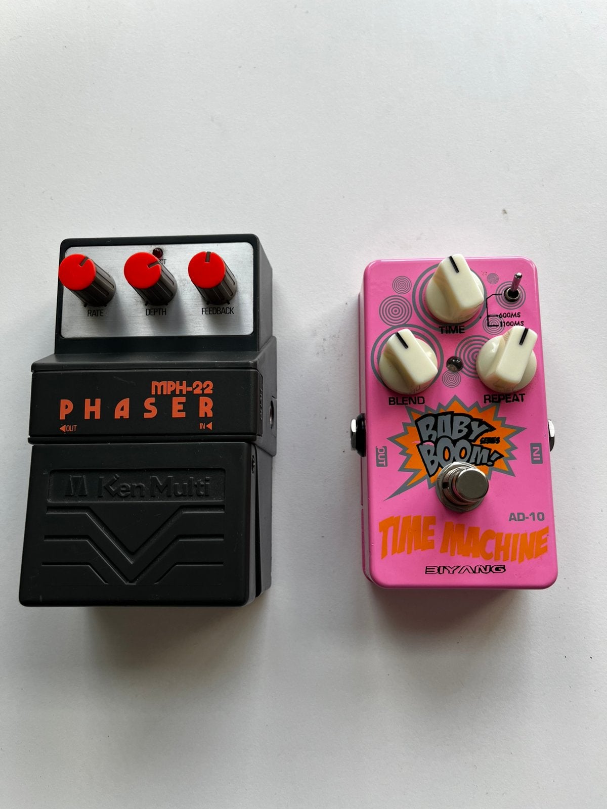 Effectpedalen - Vintage Phaser en Delay pedaal, Ophalen of Verzenden, Zo goed als nieuw
