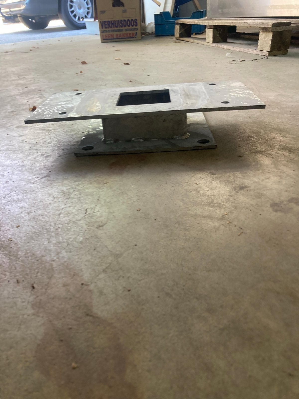 Montageplaat voor prefab betonblok - Slagboom/Zuil, Ophalen, Nieuw, 250 mm of meer, Overige typen