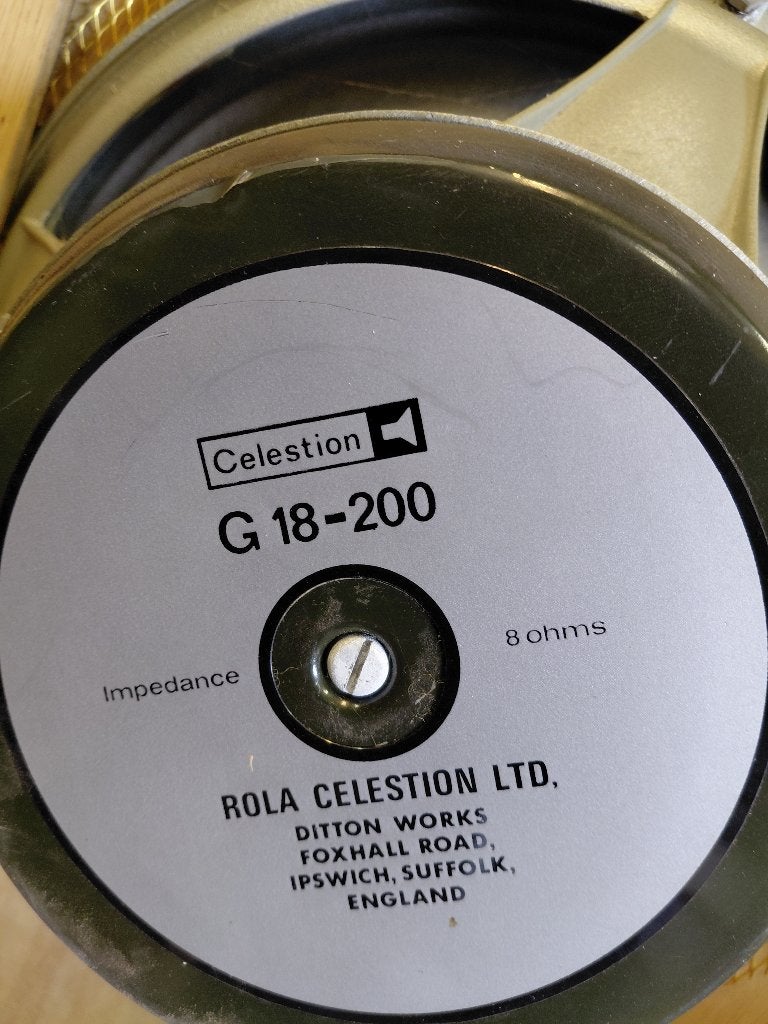 Celestion speakers, Gebruikt, Overige typen, 120 watt of meer, Ophalen