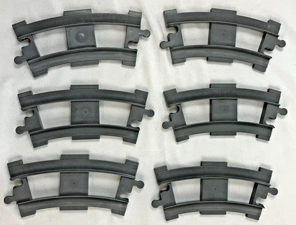 LEGO Duplo bochtrails 6 stuks grijs treinset rails, Coolsingel 104, 3011 AG Rotterdam, Netherlands, Compleet, Overige thema's
