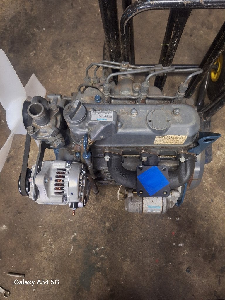 Motor kuboda D905 3 cilinder, Doe-het-zelf en Verbouw, Motoren, Ophalen, Gebruikt, Dieselmotor, 1800 rpm of meer