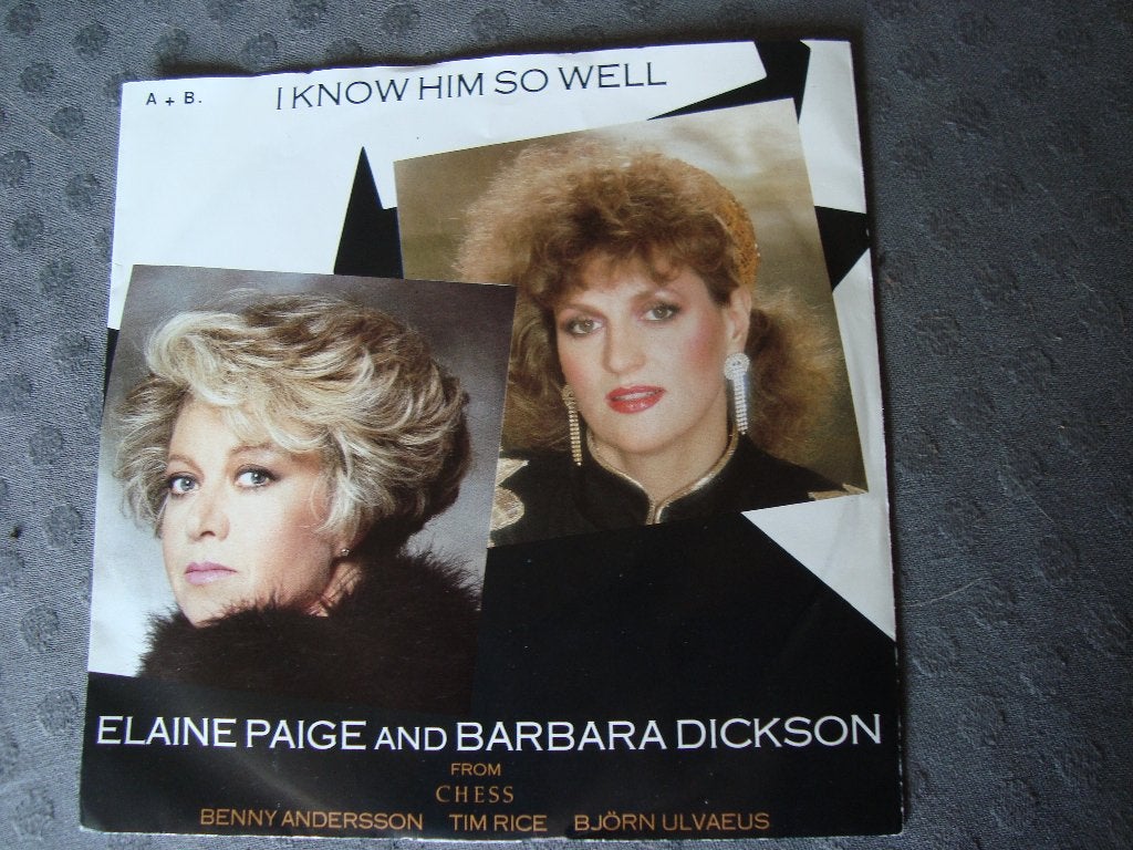 Elaine paige and barbara dickson, i now him so well b kant, Ophalen of Verzenden, Zo goed als nieuw, Pop