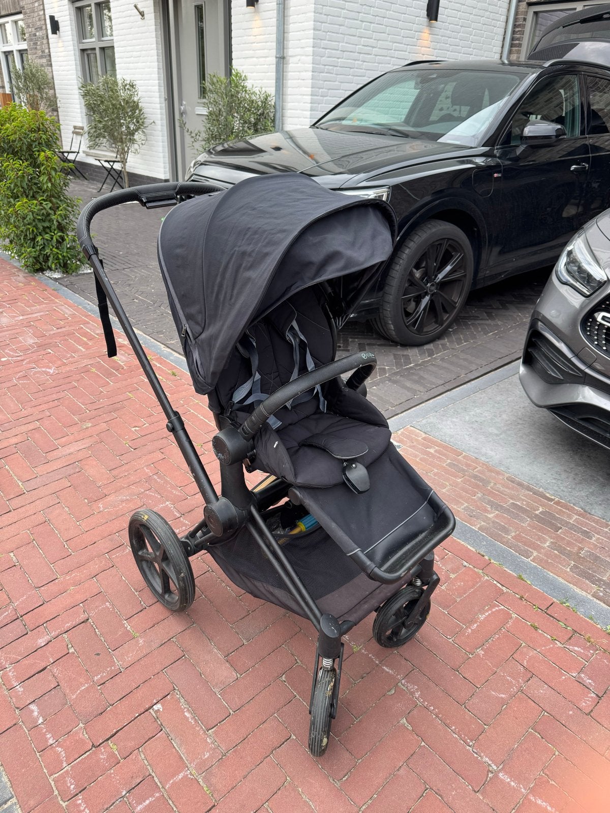 Cybex Priam kinderwagen met reiswieg en autostoeltje, Ophalen, Gebruikt, Combiwagen, Met autostoeltje