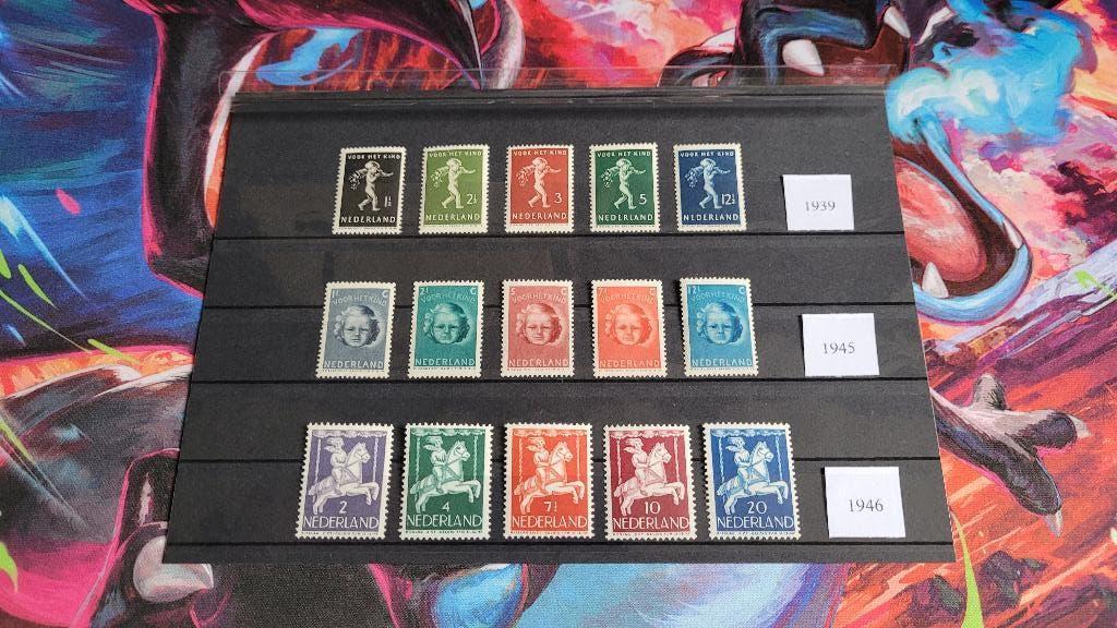 14 Series Kinderzegels, Ophalen of Verzenden, Postfris