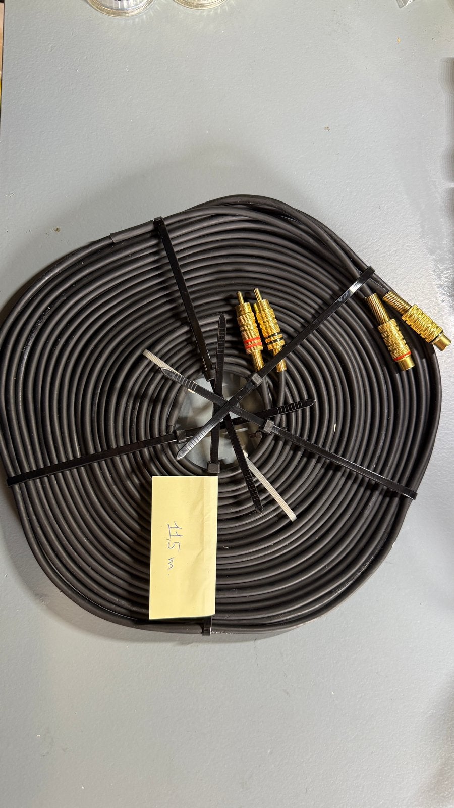 Tasker C121 2x0,25 Professional Noiseless Audio Cable 11,5m, Ophalen of Verzenden, Zo goed als nieuw, 10 meter of meer, Coaxiale kabel