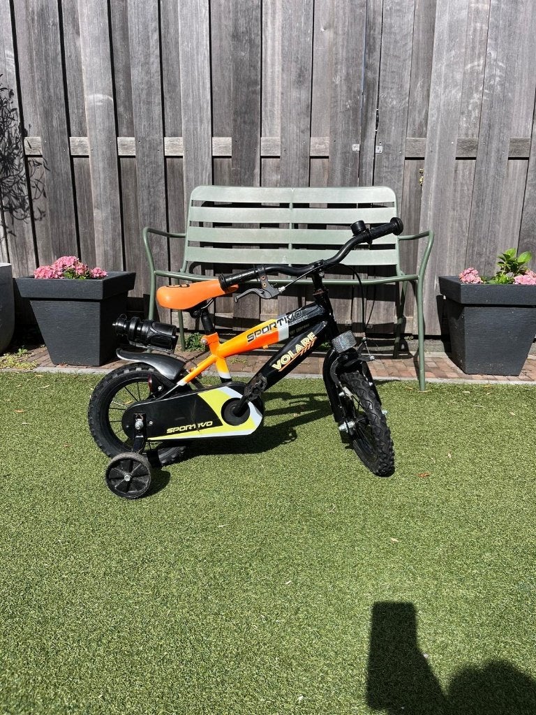 Jongensfiets 12 inch | Volare Sportive met terugtraprem, Ophalen, Terugtraprem, Gebruikt, 14 inch of minder