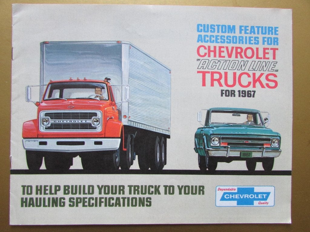 1967 Chevrolet trucks accessoires brochure, Engels, Ophalen of Verzenden, Zo goed als nieuw, Chevrolet