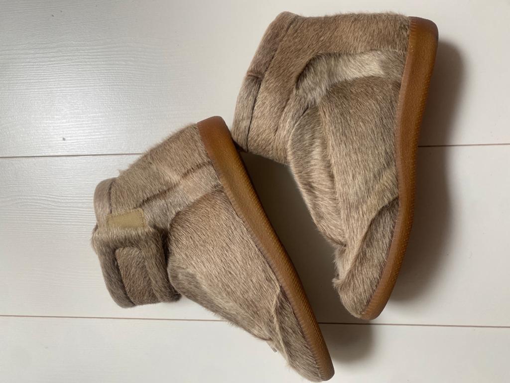 Maison Martin Margiela Pony Hair Boots–Size 41-Made in Italy, Ophalen, Zo goed als nieuw, Overige kleuren, Boots
