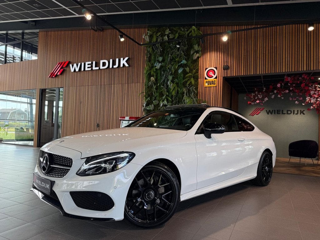 Mercedes-Benz C-klasse Coupé 180 Premium Plus Panorama Schu, Automaat, Achterwielaandrijving, 4 stoelen, Wit