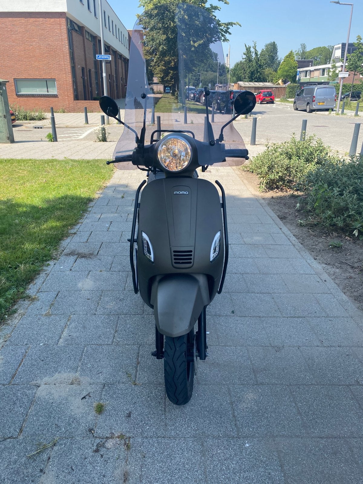 Zeer nette Vespa-look 2023 4.950 km hoog windscherm TOPSTAAT, Zo goed als nieuw, Benzine, Ophalen, Overige merken