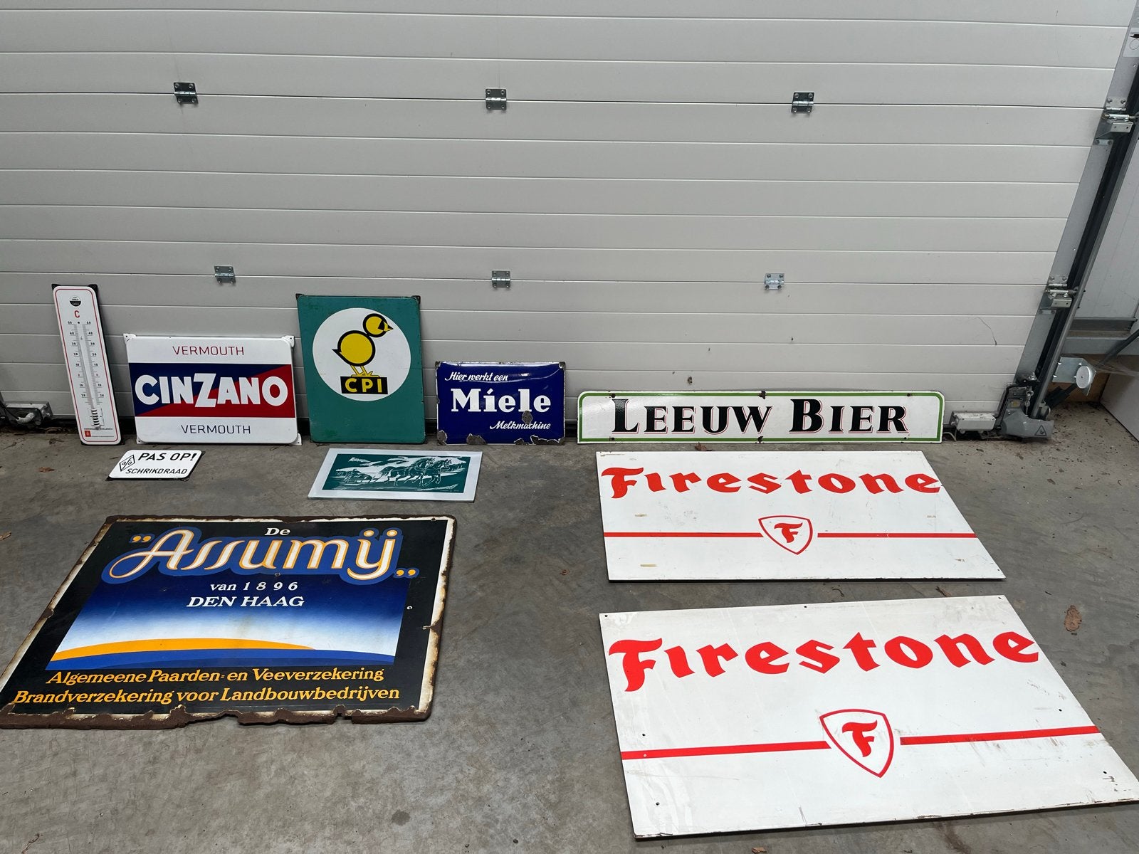 Diverse Vintage Reclameborden, Ophalen