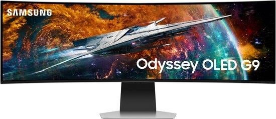 Samsung Odyssey G9 LS49CG934SUXEN - OLED Gaming Monitor, Computers en Software, Monitoren, Refurbished, 201 Hz of meer, DisplayPort