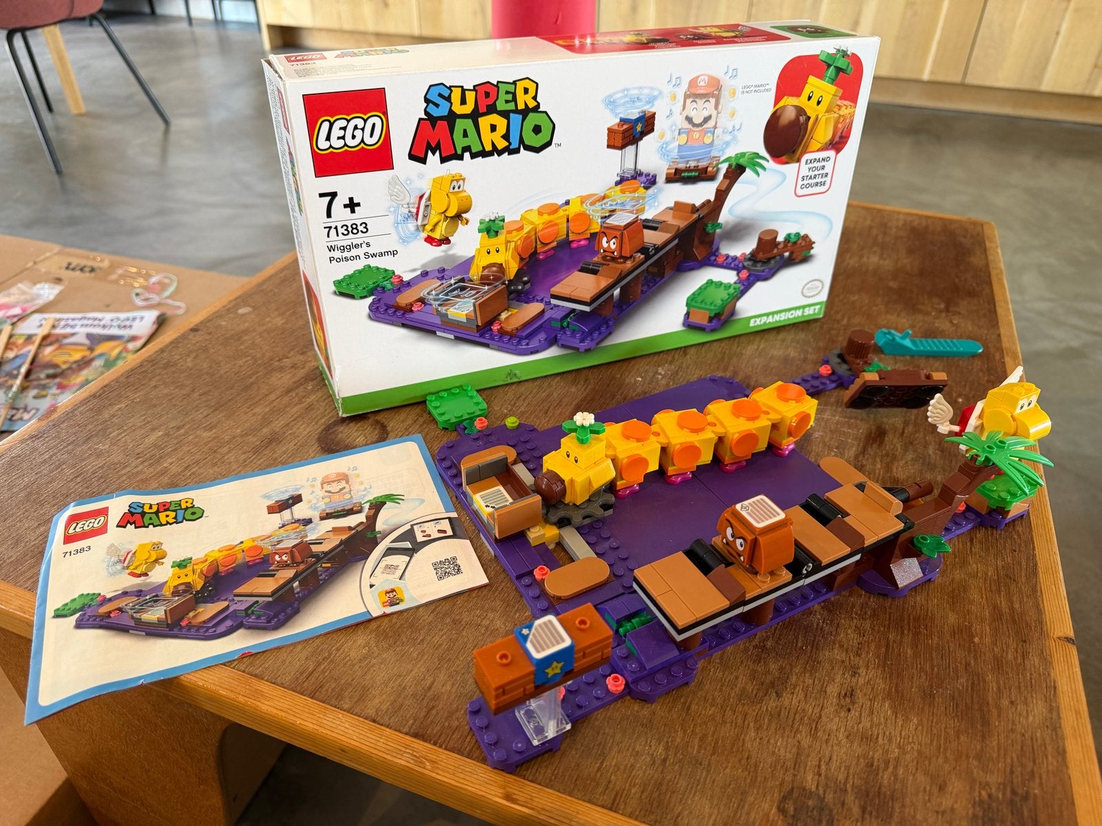 LEGO Super Mario 71383 Wiggler's Giftenmoeras Uitbreidingsse, Ophalen, Zo goed als nieuw, Overige merken