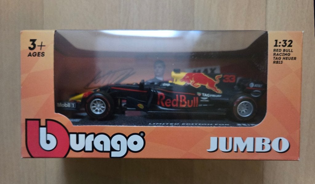 Max Verstappen RB13 2017 Red Bull Racing - Jumbo, Verzenden, Zo goed als nieuw, Auto, Overige merken