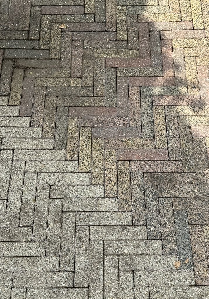 Klinkers, waaltjes, gratis 27m2, 5x6x19 cm, Ophalen, Gebruikt, Klinkers, 10 m² of meer