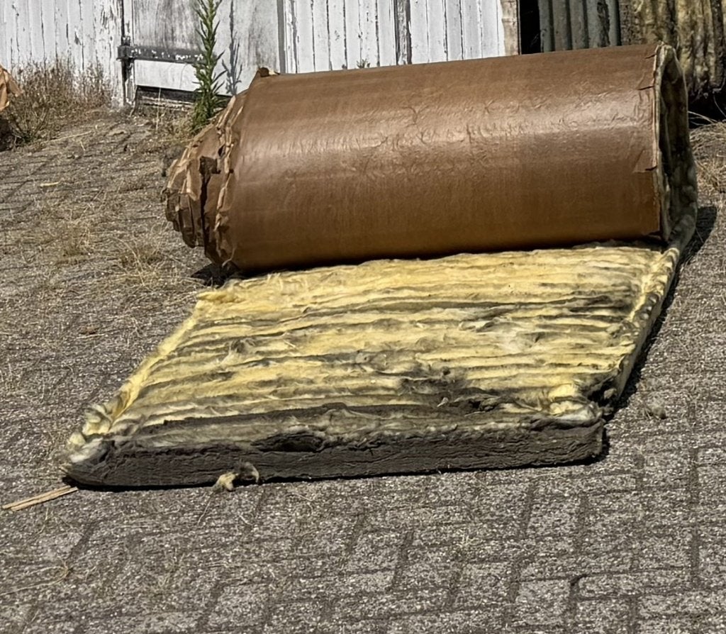 Prima glaswol 1.2 mtr x 10 mtr. 6 cm dikte  af te halen, Ophalen