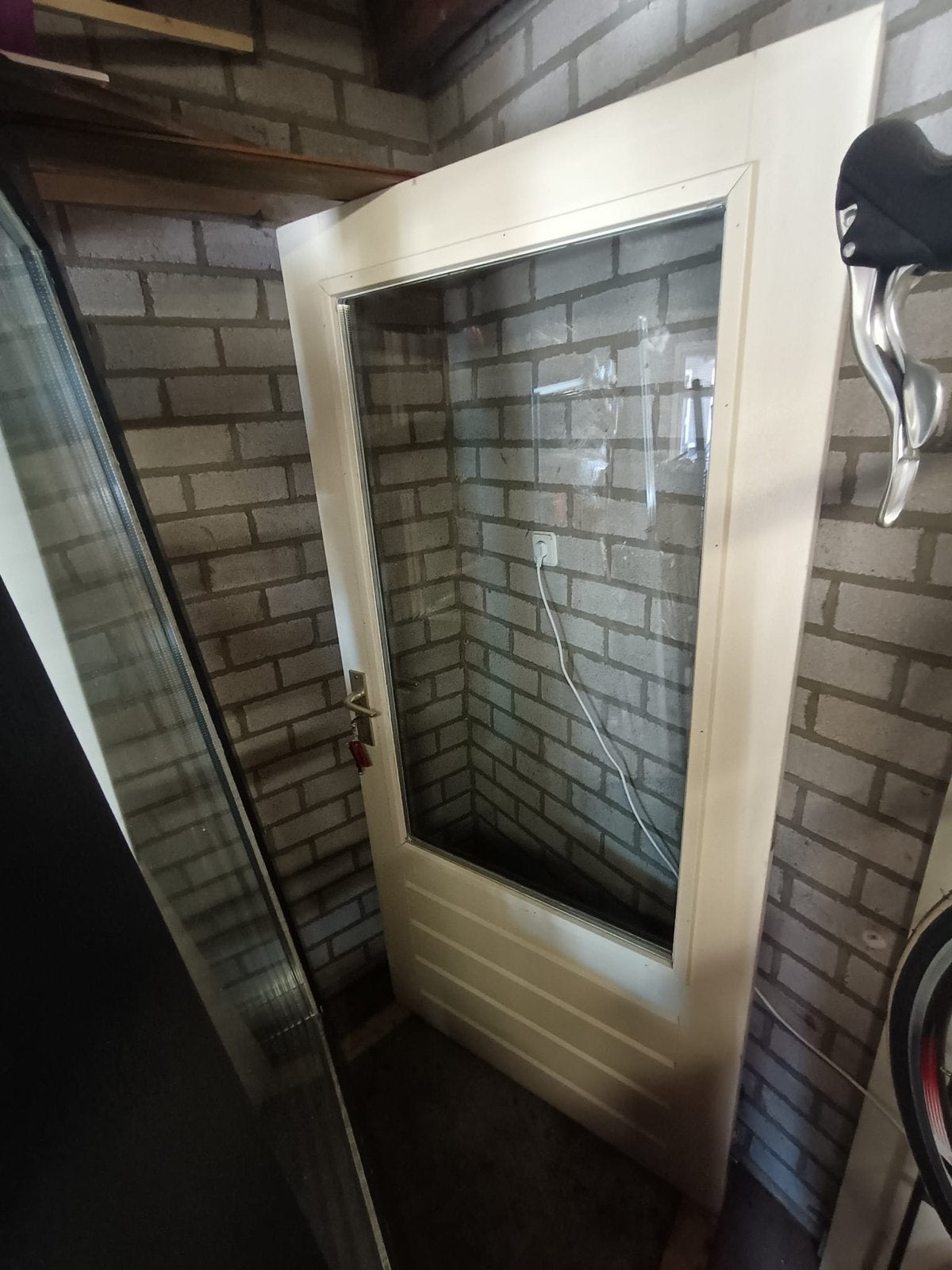 Gebruikte Tuindeuren met Glaspaneel, Ophalen, Gebruikt, 80 tot 100 cm, Buitendeur