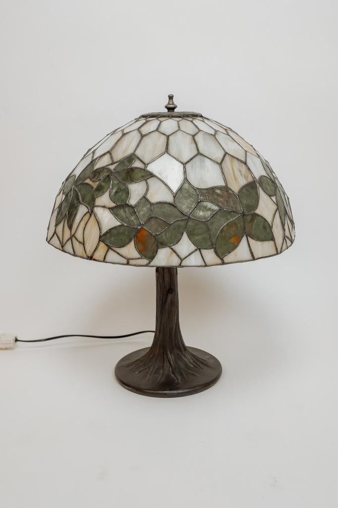 Vintage Tiffany tafellamp, Huis en Inrichting, Lampen | Tafellampen, Zo goed als nieuw, Glas, Ophalen