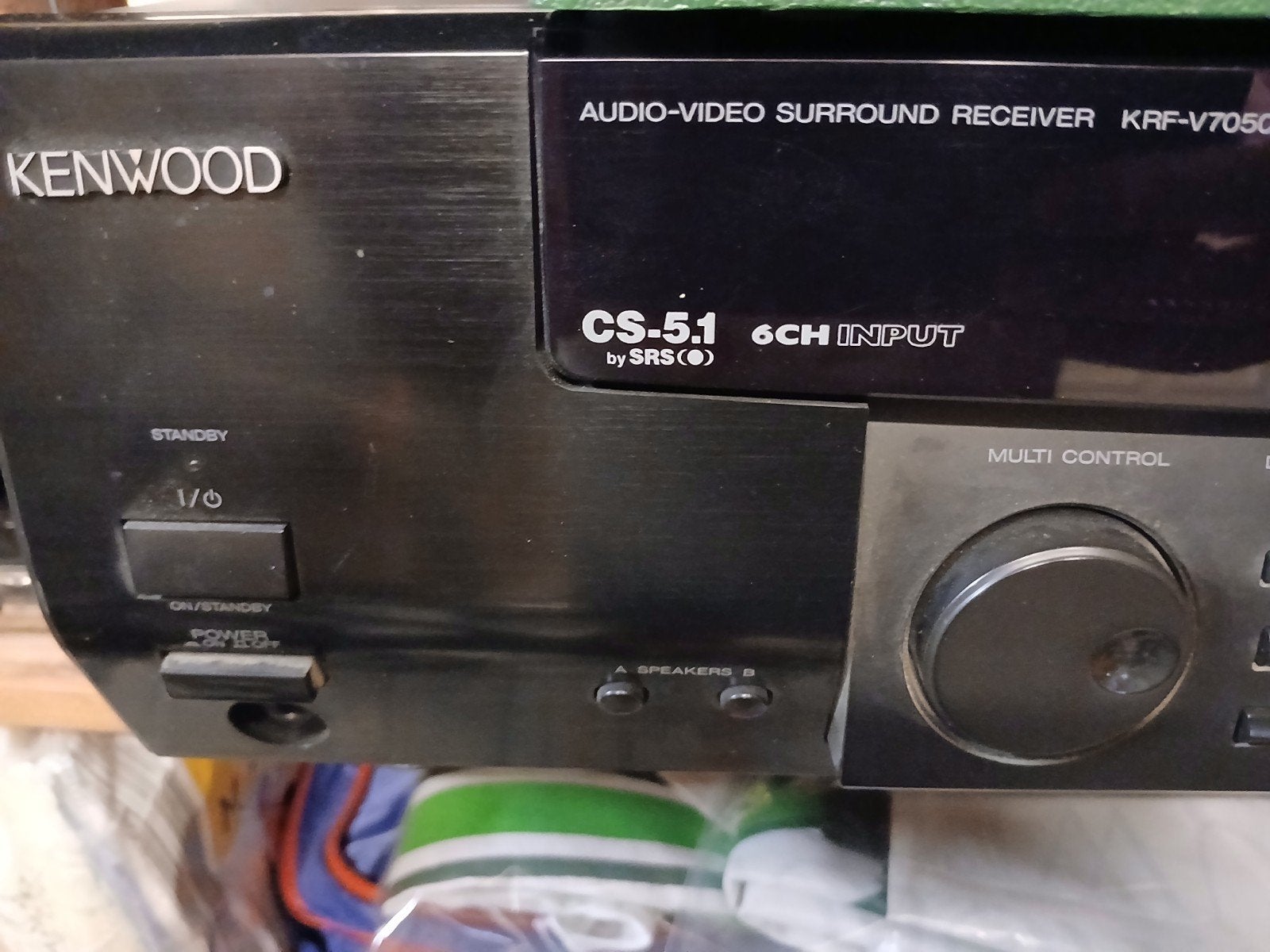 kenwood krf-v7050d reciever met defect, Audio, Tv en Foto, Versterkers en Receivers, Ophalen of Verzenden, Overige merken