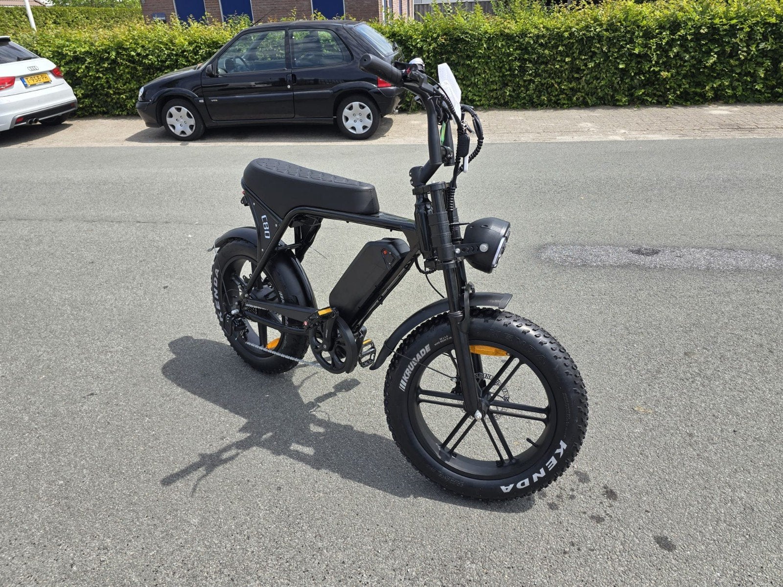 Fatbike V8 Pro + Achterzitje+ Stepjes NFC Tags 20 inch, Fietsen en Brommers, Elektrische fietsen, Overige merken, -, -, Nieuw