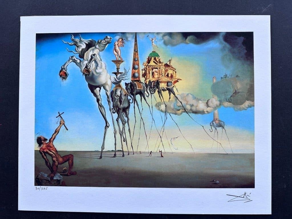 Salvador Dali kunstdruk, Antiek en Kunst, Verzenden