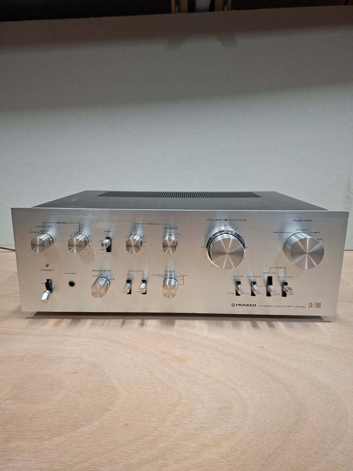 Pioneer SA-7500 Versterker in Zeer Goede Staat, Audio, Tv en Foto, Versterkers en Receivers, Ophalen
