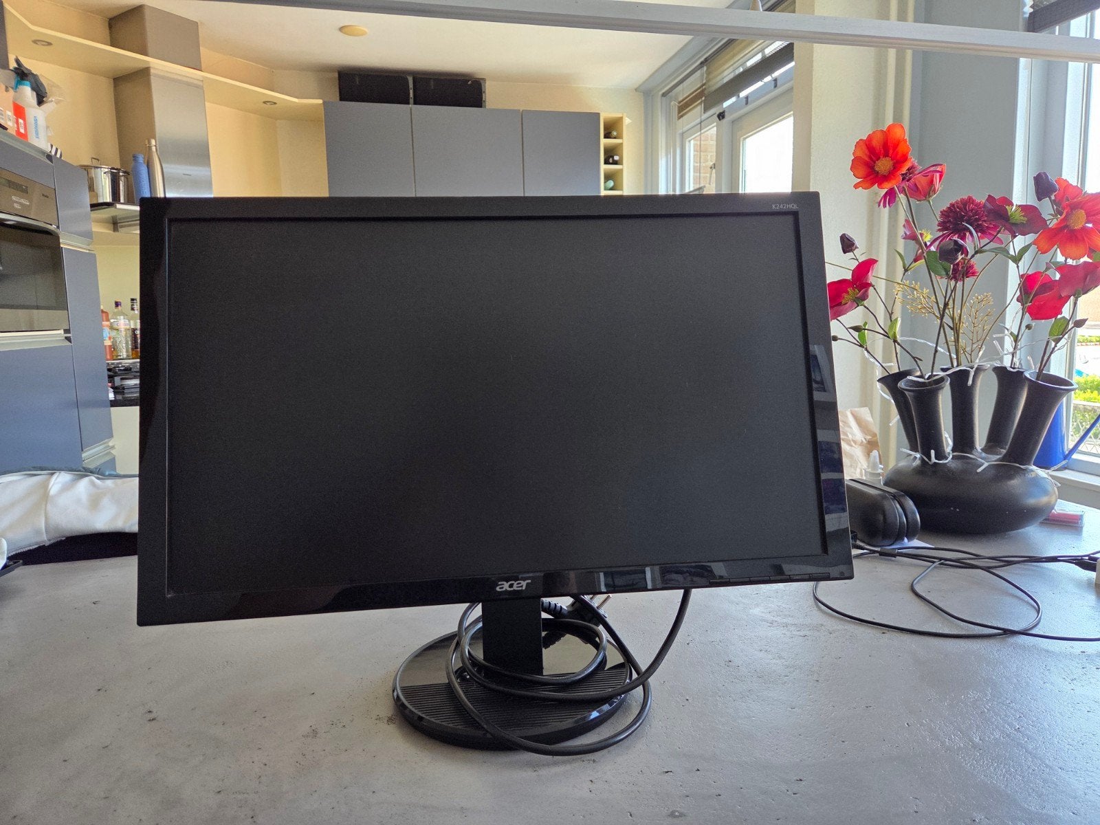 Acer K242HQL Cbid Monitor - Full HD LED, Computers en Software, Monitoren, Ophalen, Kantelbaar, HDMI, Full HD