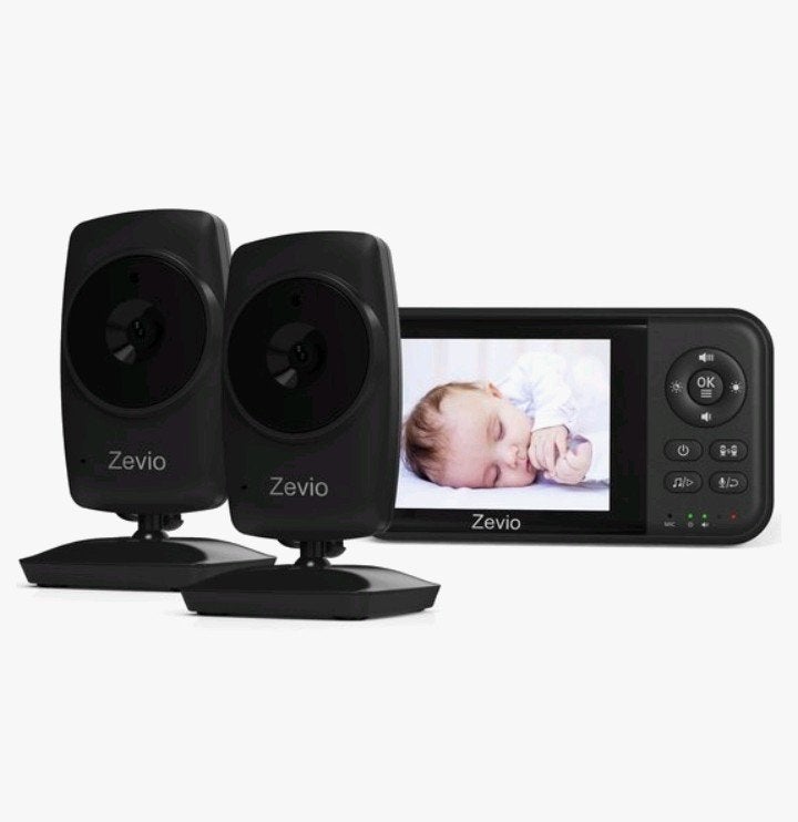 Zevio Babyfoon met 2 camera's en beeldscherm, Ophalen, Nieuw, 250 meter of meer, Camera