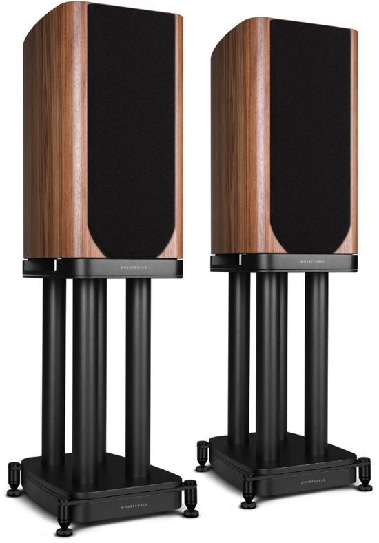 Wharfedale EVO 5.2, walnoot en stands, Ophalen, Stereo speakers, 120 tot 150 watt, Wharfedale