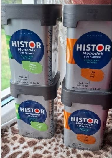 Histor Monodek Lak/Laque Zijdeglans - Diverse Kleuren, Ophalen, Overige kleuren, Nieuw, Lak