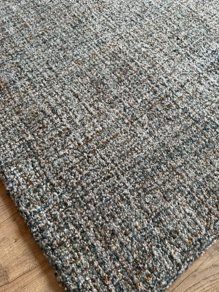 Kwantum vloerkleed Hannover groen blauw beige 180x290, Ophalen, Zo goed als nieuw, Rechthoekig, 200 cm of meer