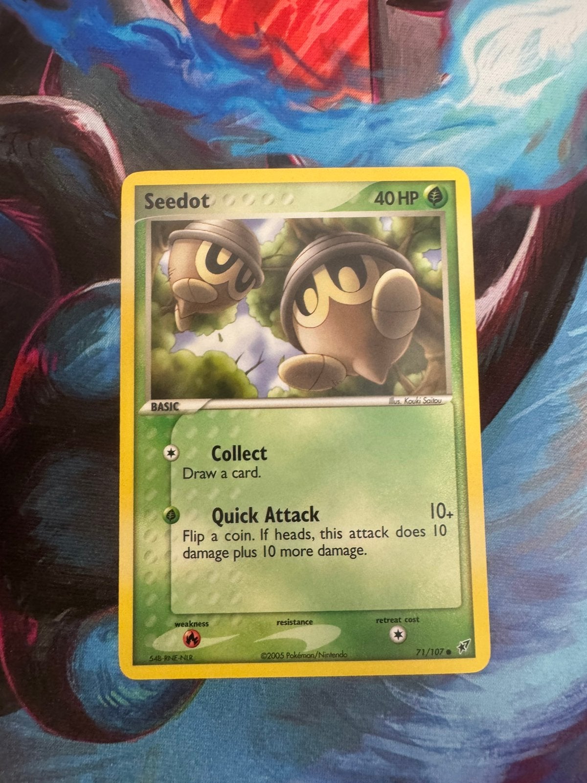 Pokémon kaarten Seedot #71, Ophalen of Verzenden, Zo goed als nieuw
