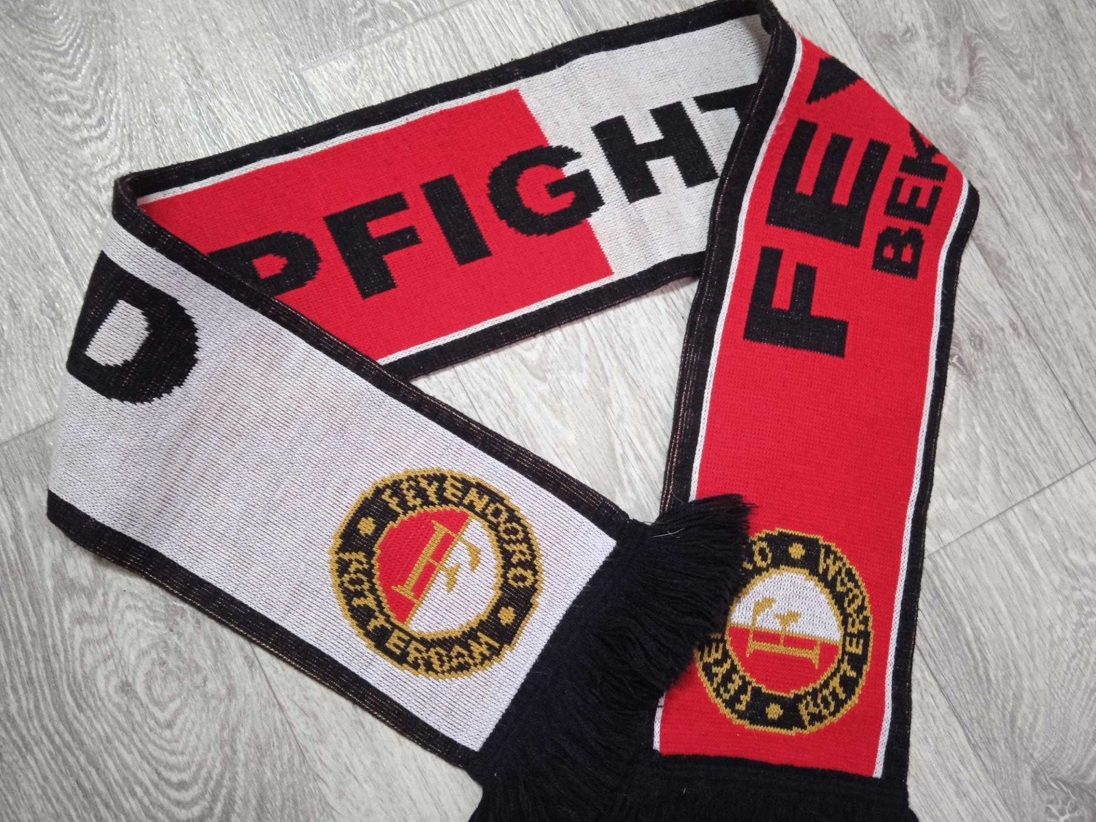 Feyenoord Sjaal Bekerfinale 2010 - Zo goed als nieuw, Overige maten, Ophalen of Verzenden, Zo goed als nieuw, Sjaal