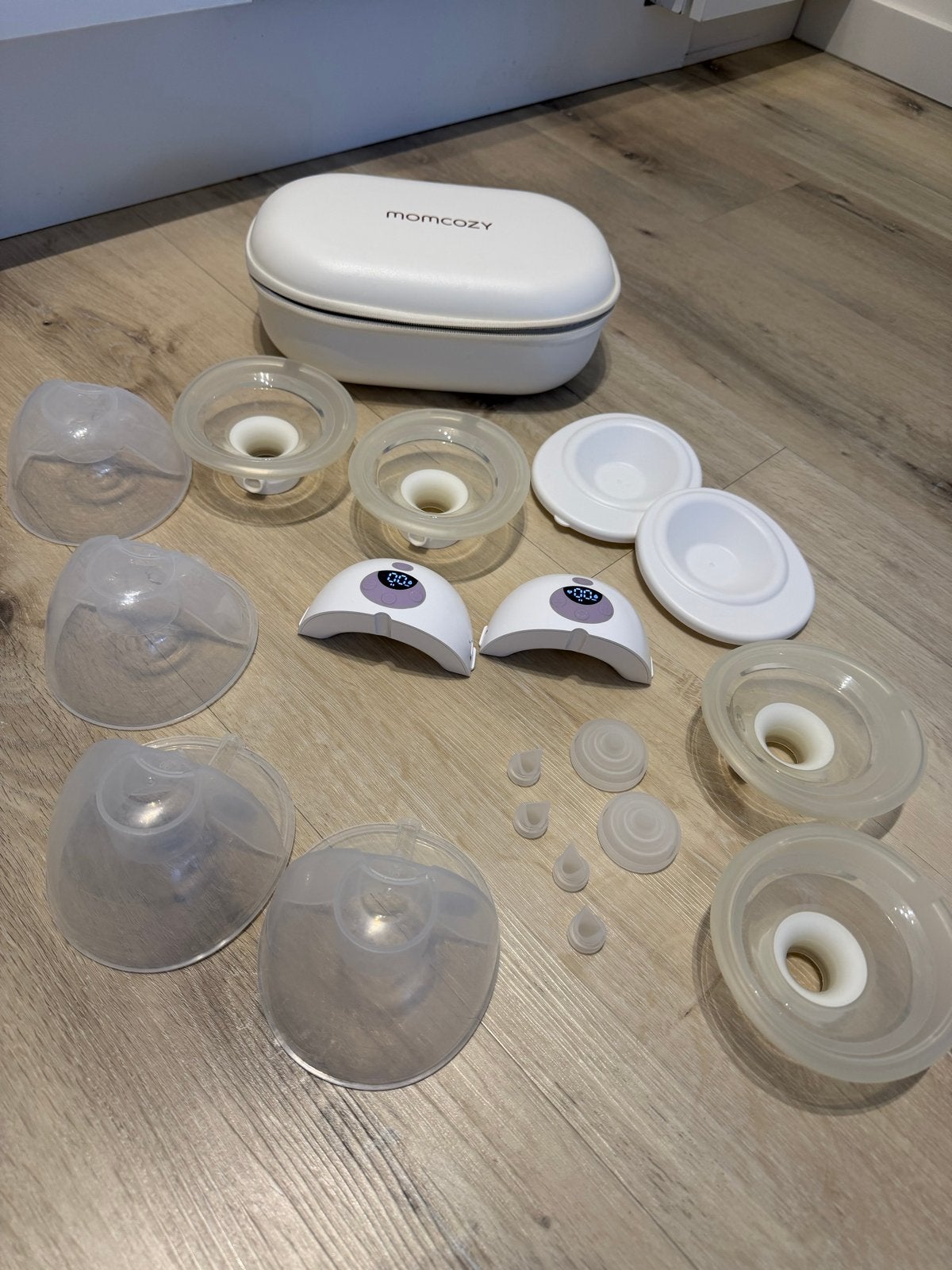 Momcozy M5 Draagbare Borstkolf - Compleet met extra set, Ophalen, Overige merken, Borstkolf, Zo goed als nieuw