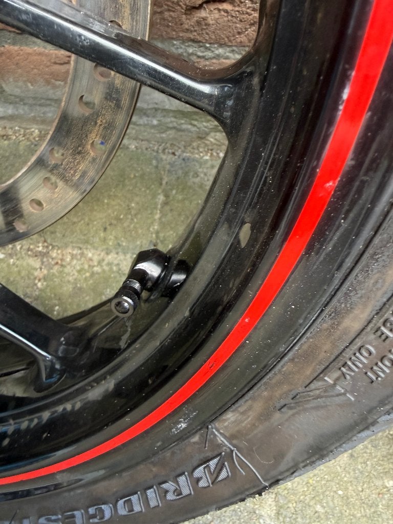 Wielen BMW S1000RR 2013 met regenbanden, Motoren, Ophalen, Gebruikt