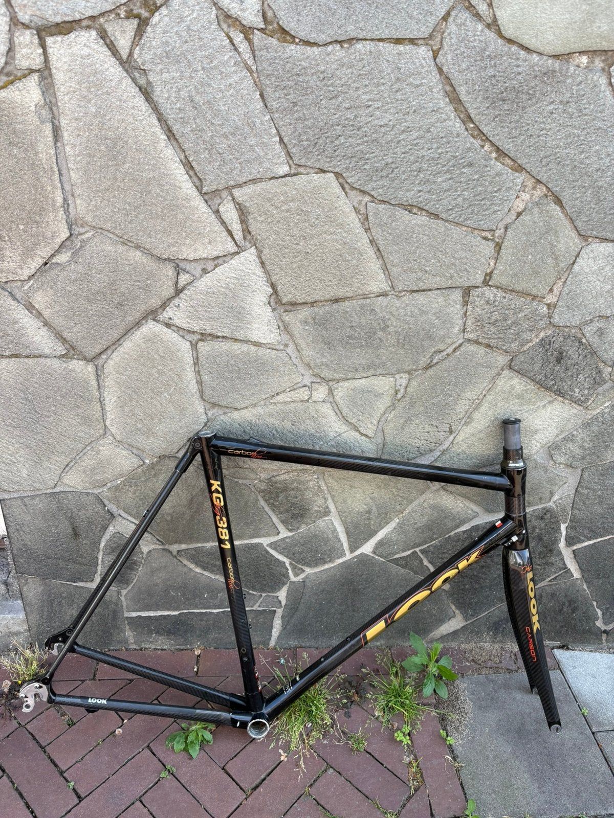 LOOK KG381i frameset, Carbon, Zo goed als nieuw, Meer dan 20 versnellingen, 53 tot 57 cm