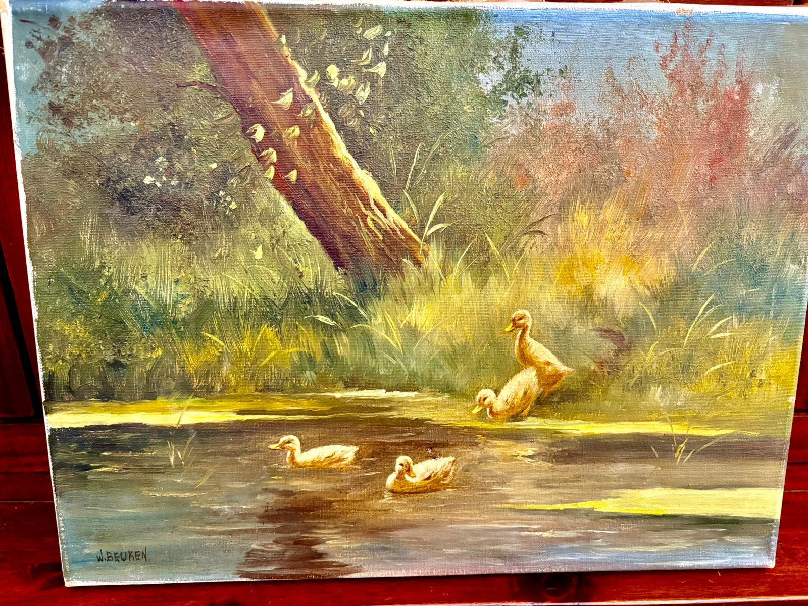 Schilderij Gesigneerd ( Constant Artz Look ), Antiek en Kunst, Kunst | Schilderijen | Klassiek, Verzenden, Klassiek, Gesigneerd