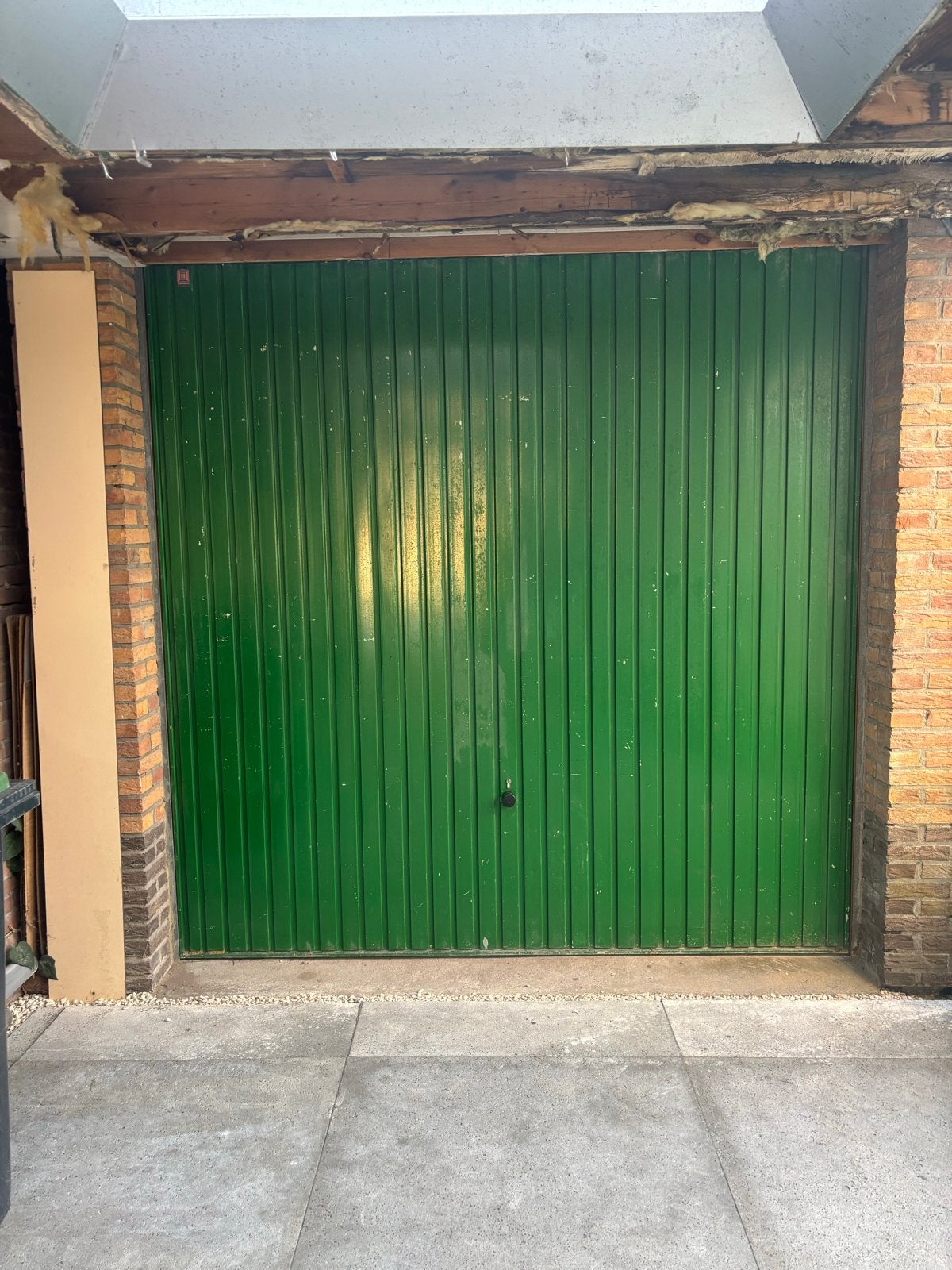 Hormann Groene Kanteldeur Garage 250x250cm, Ophalen, Gebruikt, Garagedeur, Metaal