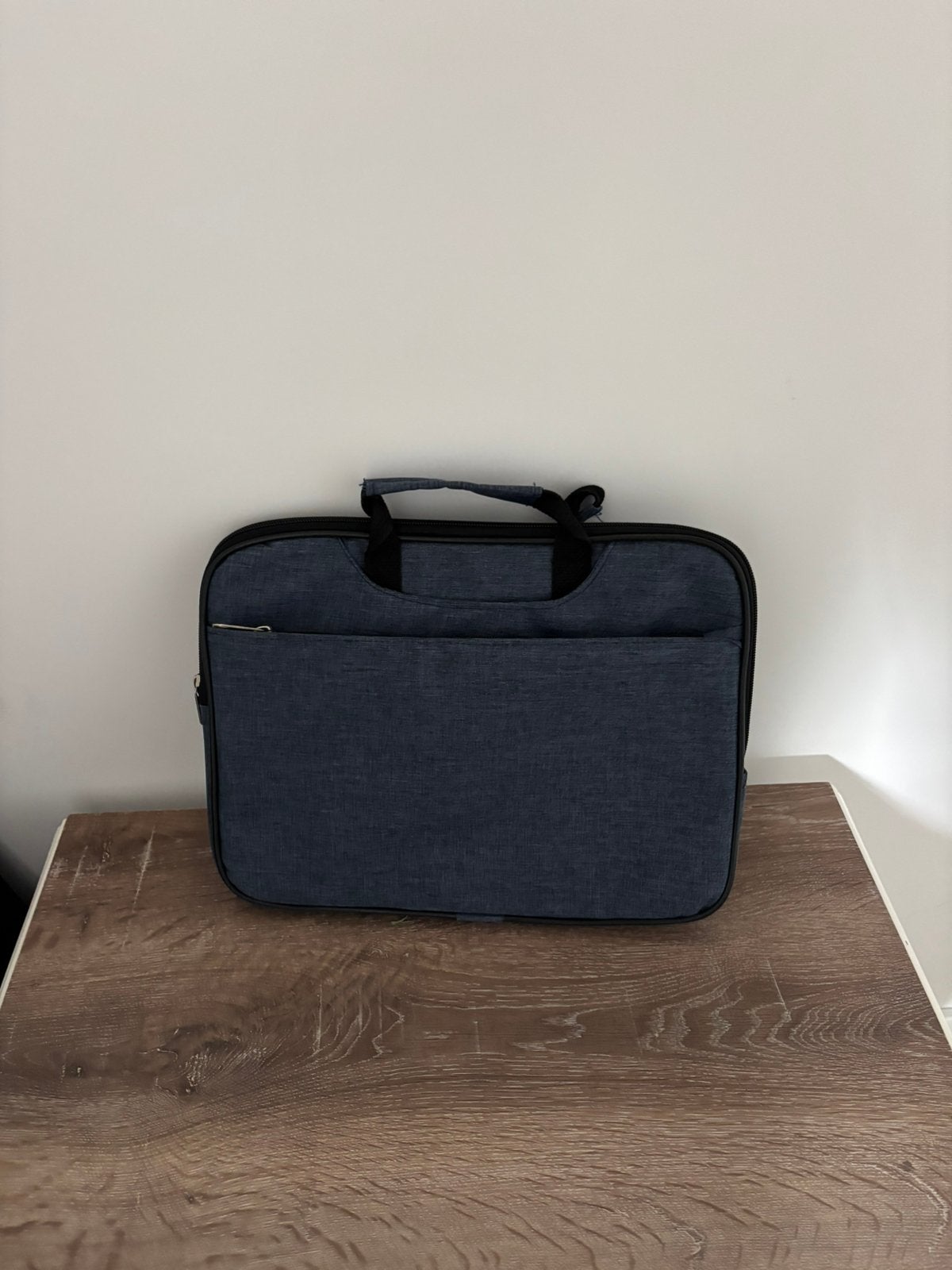 Blue Laptop Bag / Business Briefcase – Good Condition, Ophalen, 17 inch of meer, Zo goed als nieuw, Trolleytas