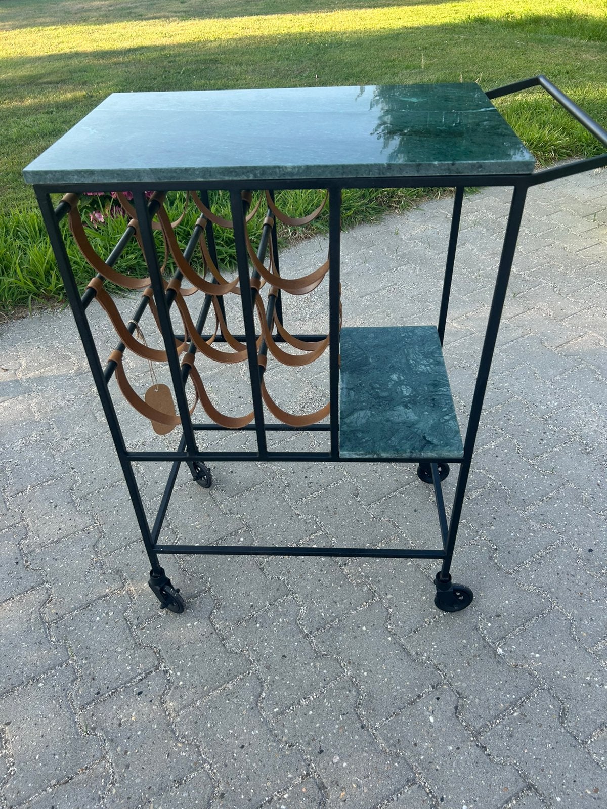 Dutchbone wijnrek trolley NIEUW!, 5 tot 15 flessen, Nieuw, Ophalen of Verzenden, 75 – 100