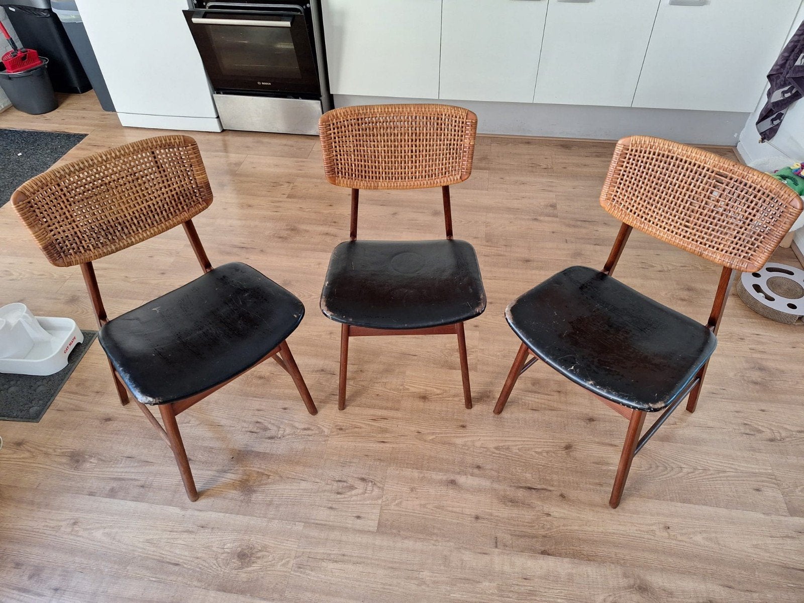3 stoelen van P.J. Muntendam - vintage design, Ophalen