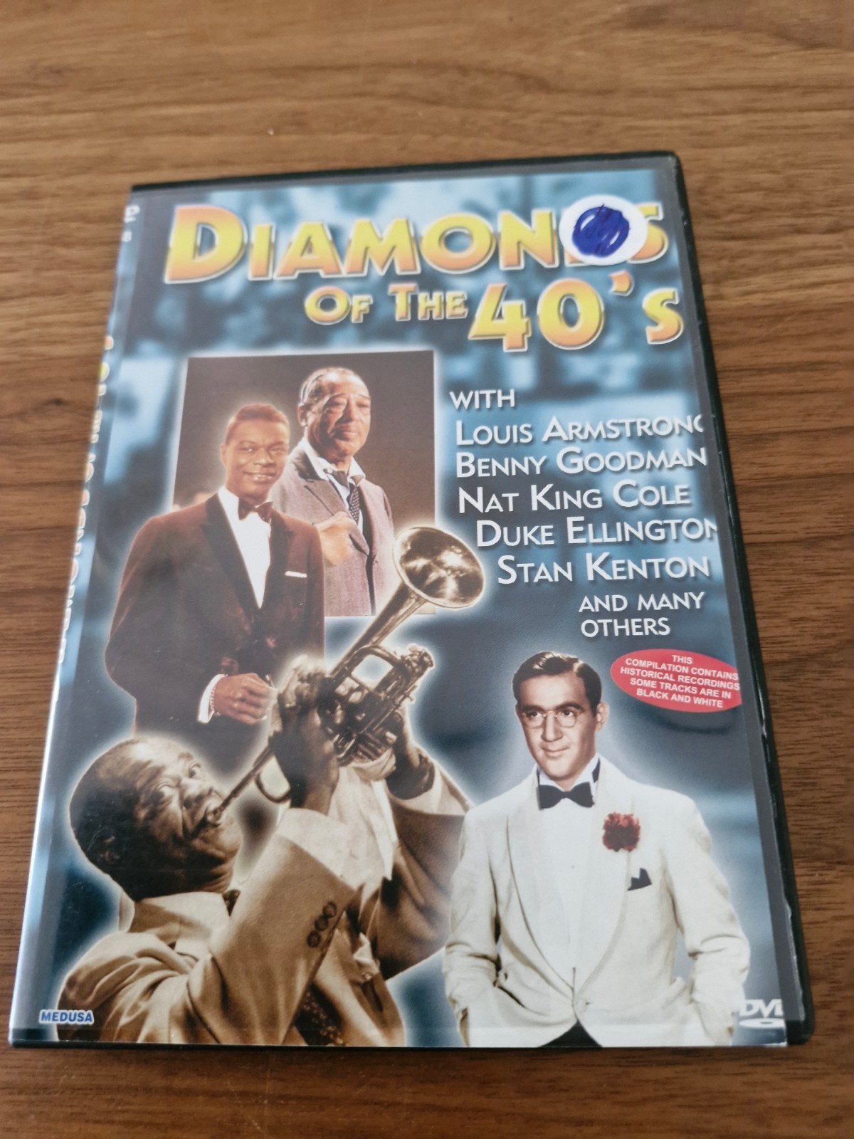 Diamonds of the 40's - Jazz & Swing DVD, Cd's en Dvd's, Alle leeftijden, Ophalen of Verzenden, Muziekvideo's, Inclusief doosje
