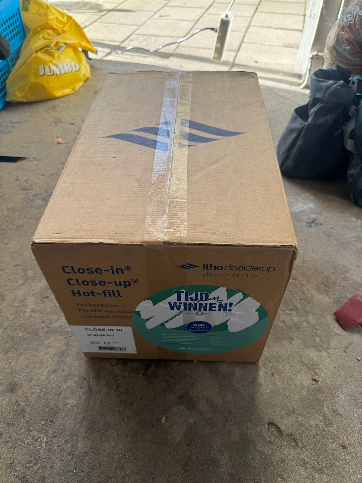 Itho Daalderop Close-in Hot-fill Keukenboiler 10 liter, Ophalen of Verzenden, Nieuw